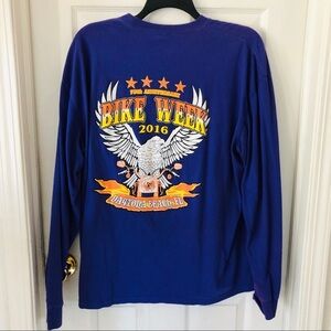 ZINC Bike week 2016 Dayton beach FL. Eagle motorcycle graphic shirt size XXL
